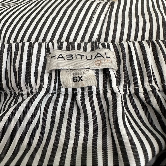 Habitual Girls Striped Jumpsuit Blue and White Size. 6X - Picture 5 of 7